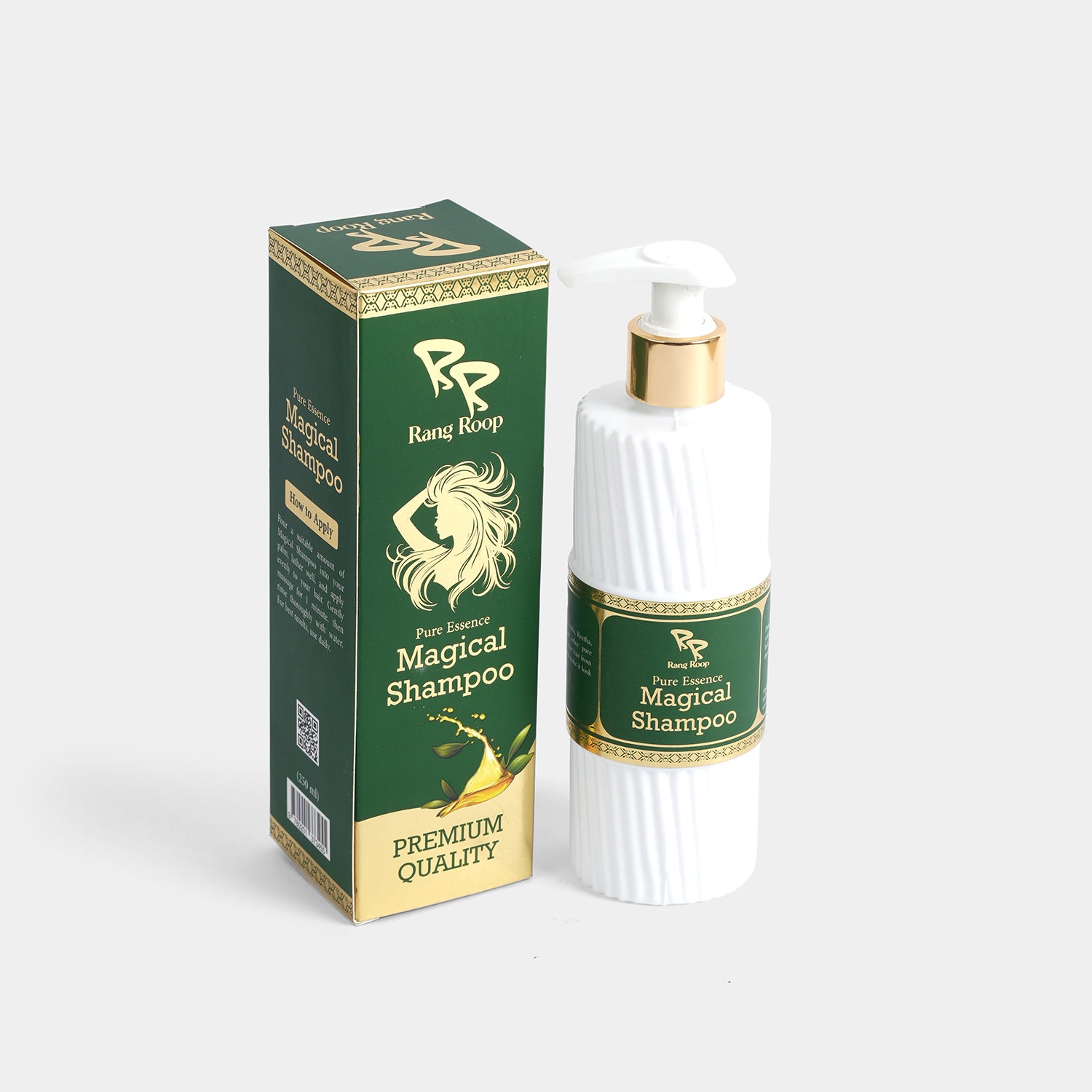 Rang Roop Magical Triple-Care Herbal Hair Shampoo for hair growth, hair fall and dandruff control Pakistan